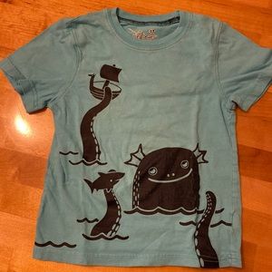 Nautical/ocean themed boys graphic t shirt